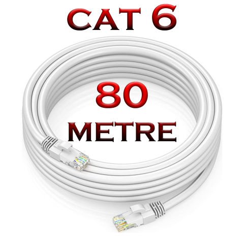 Gold Step 80 Metre Cat 6 Ethernet Kablosu 1 Gbps/s 250Mhz