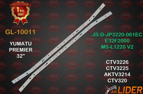 Rowell RL-8032V Blaupunkt BL32220 Profilo 32PA220E CTV3226 CTV3225 AKTV3214 Uyumlu LED Bar Takımı JS-D-JP3220-061EC E32F2000 MS-L1220 V2