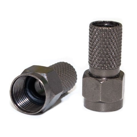 GOLD STEP SİYAH NİKEL A KALİTE F CONNECTOR