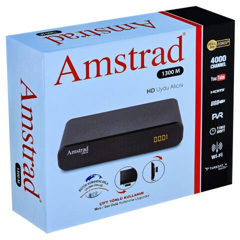 AMSTRAD Full HD Display Gözlü + Set Üstü Mini Uydu Alıcısı