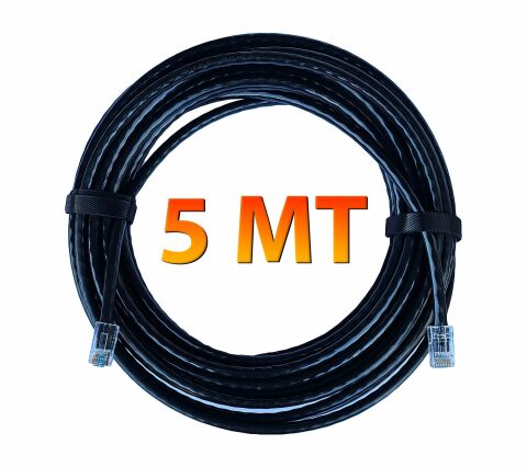 Gold Step Dış / İç Mekan 23 AWG Çift Dış İzolasyonlu CAT 6 Ethernet Kablosu 5 Metre