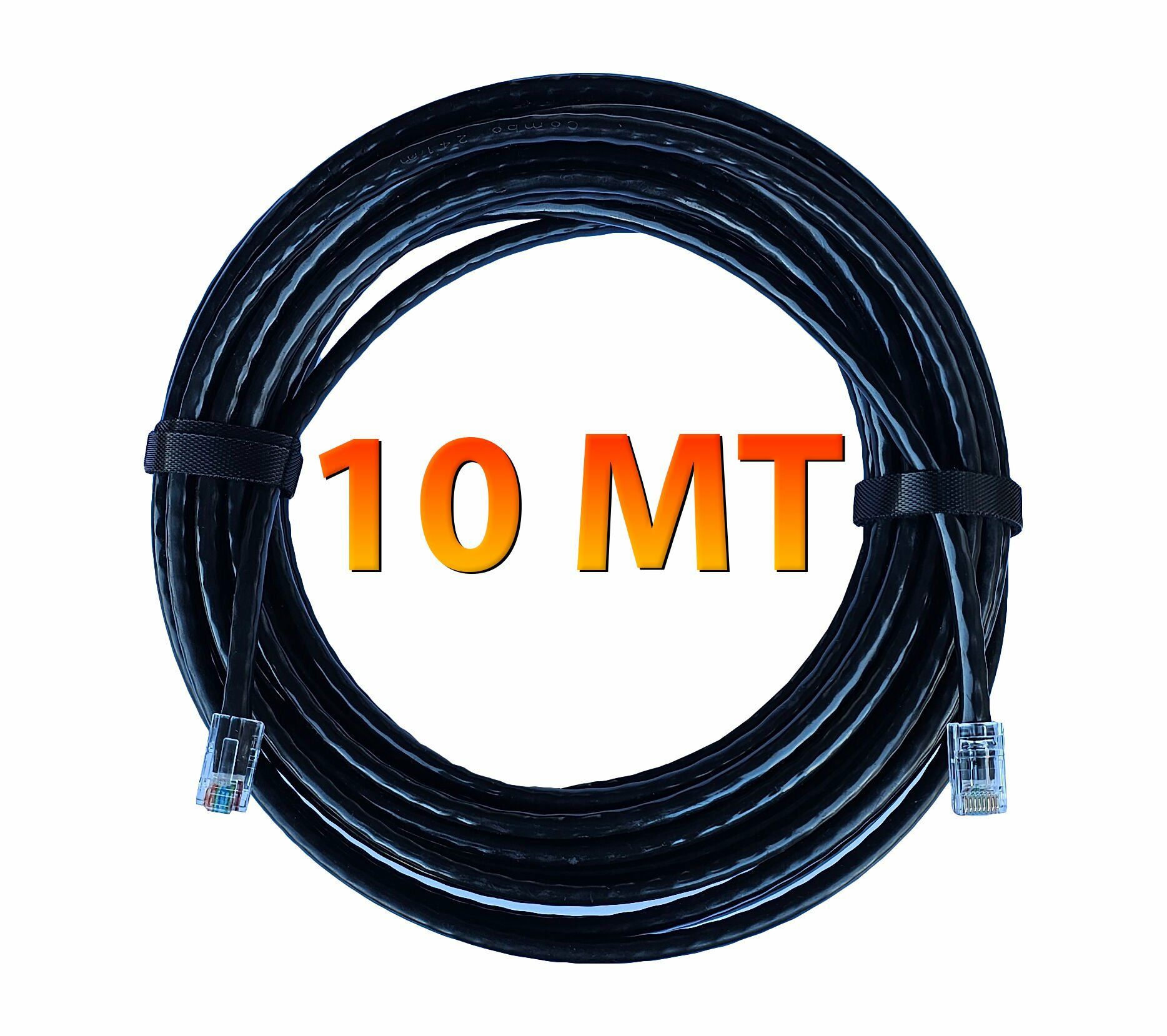 Gold Step Dış / İç Mekan 23 AWG Çift Dış İzolasyonlu CAT 6 Ethernet Kablosu 10 Metre