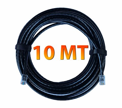 Gold Step Dış / İç Mekan 23 AWG Çift Dış İzolasyonlu CAT 6 Ethernet Kablosu 10 Metre