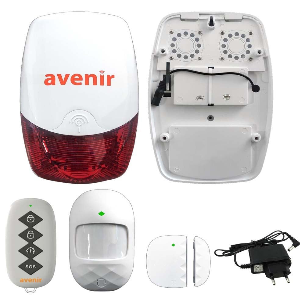 AVENİR AV-02VF Tüya Destekli Kablosuz Alarm Seti