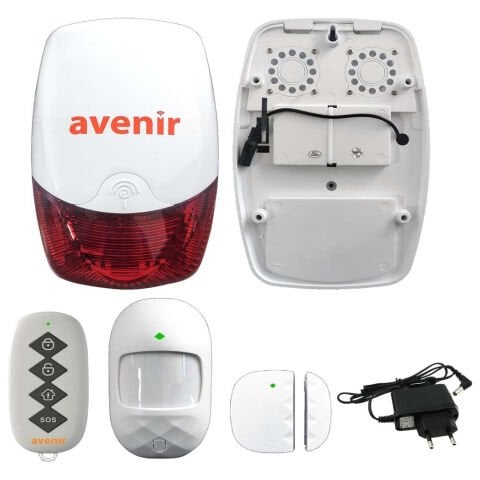 AVENİR AV-02VF Tüya Destekli Kablosuz Alarm Seti