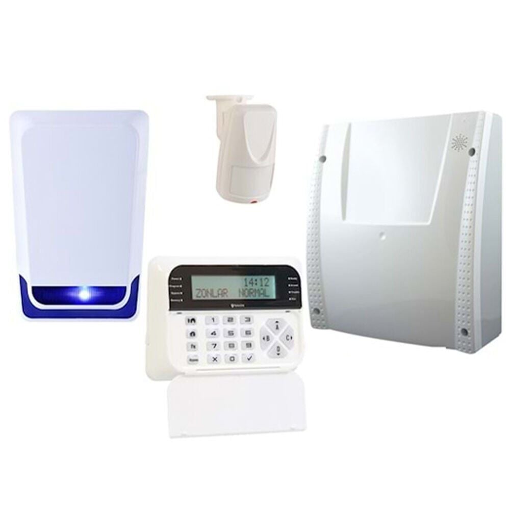TEKNİM TSP-5334 Pars Serisi 4+4 Zonlu Ethernet'li Kablolu Alarm Seti