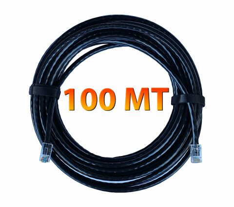 Gold Step Dış / İç Mekan 23 AWG Çift Dış İzolasyonlu CAT 6 Ethernet Kablosu 100 Metre