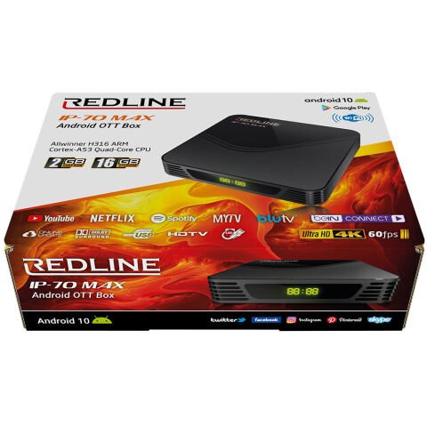 REDLİNE 2 GB Ram - 16 GB Hafıza Android 10 TV Box