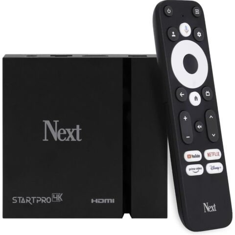 NEXT START PRO Lisanslı 2 GB Ram - 32 GB Hafıza Ses Komutlu Kumanda Android 12 TV Box