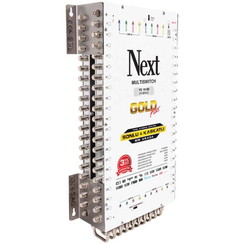 NEXT 10/80 Hybrid Multiswitch Uydu Santrali (Adaptör Dahil)