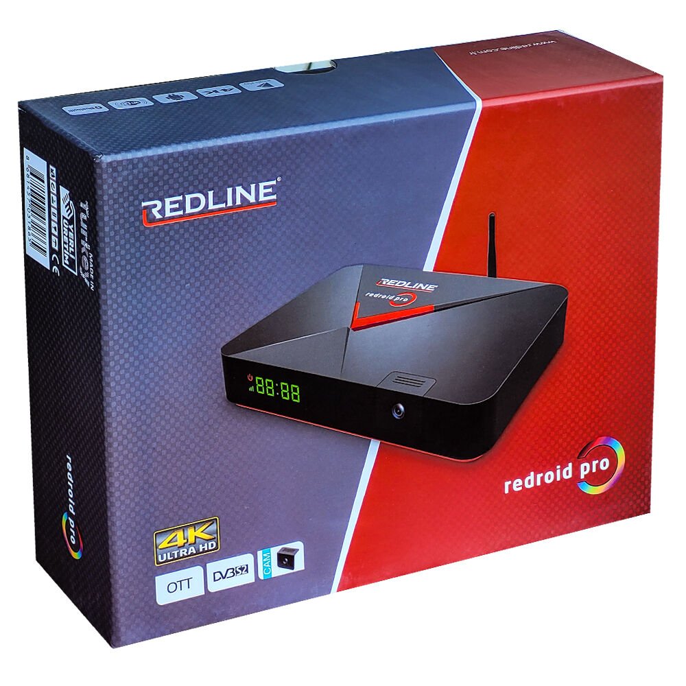 REDLİNE REDROİD PRO Hybrid  Tuner Girişli 2 GB Ram - 16 GB Hafıza Android  Box