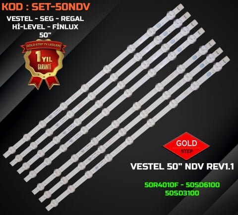 Vestel, Regal, Seg & Techwood 50'' NDV REV1.1 LED Bar Takımı (V30084248 - 23283027)