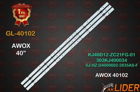 Awox 40102 Uyumlu LED Bar Takımı KJ40D12-ZC21FG-01