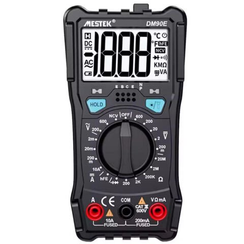 MESTEK DM90E Manuel Menzil Taşınabilir Multimetre 200V~600V