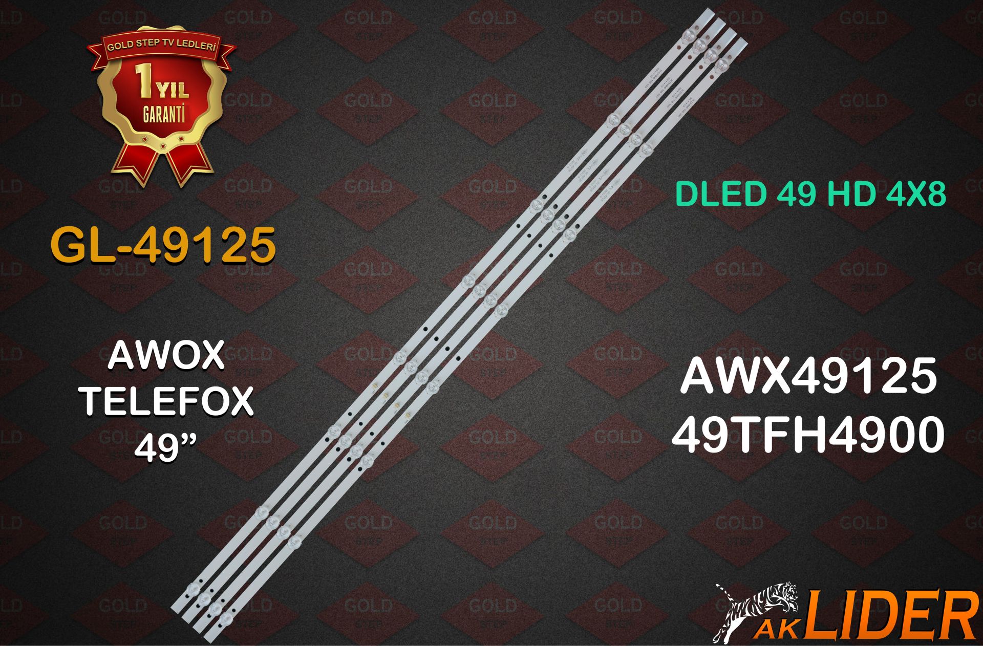 AWOX TELEFOX 49'' DLED 49 HD 4X8