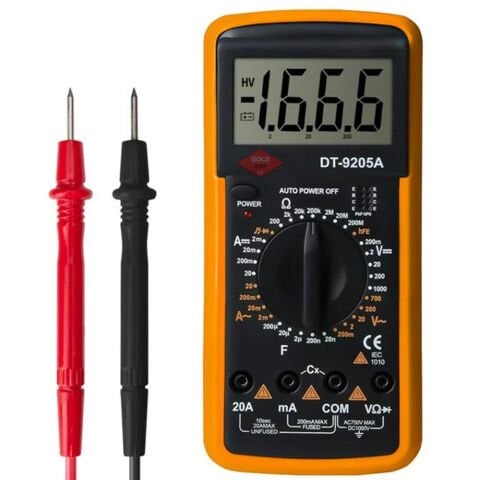 GOLD STEP GL-9205A Dijital Multimetre / 200mV/2V/20V/200V/1000V