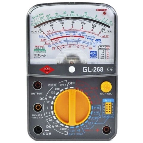 GOLD STEP GL-268 Analog Multimetre Ölçü Aleti