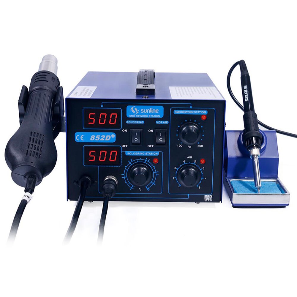 SUNLİNE 852D+ Brushless Sıcak Hava ve Lehimleme İstasyonu