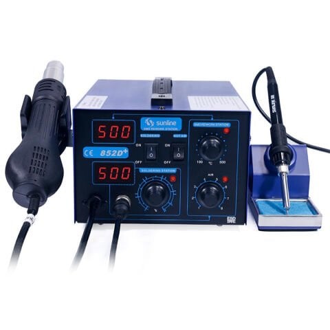SUNLİNE 852D+ Brushless Sıcak Hava ve Lehimleme İstasyonu