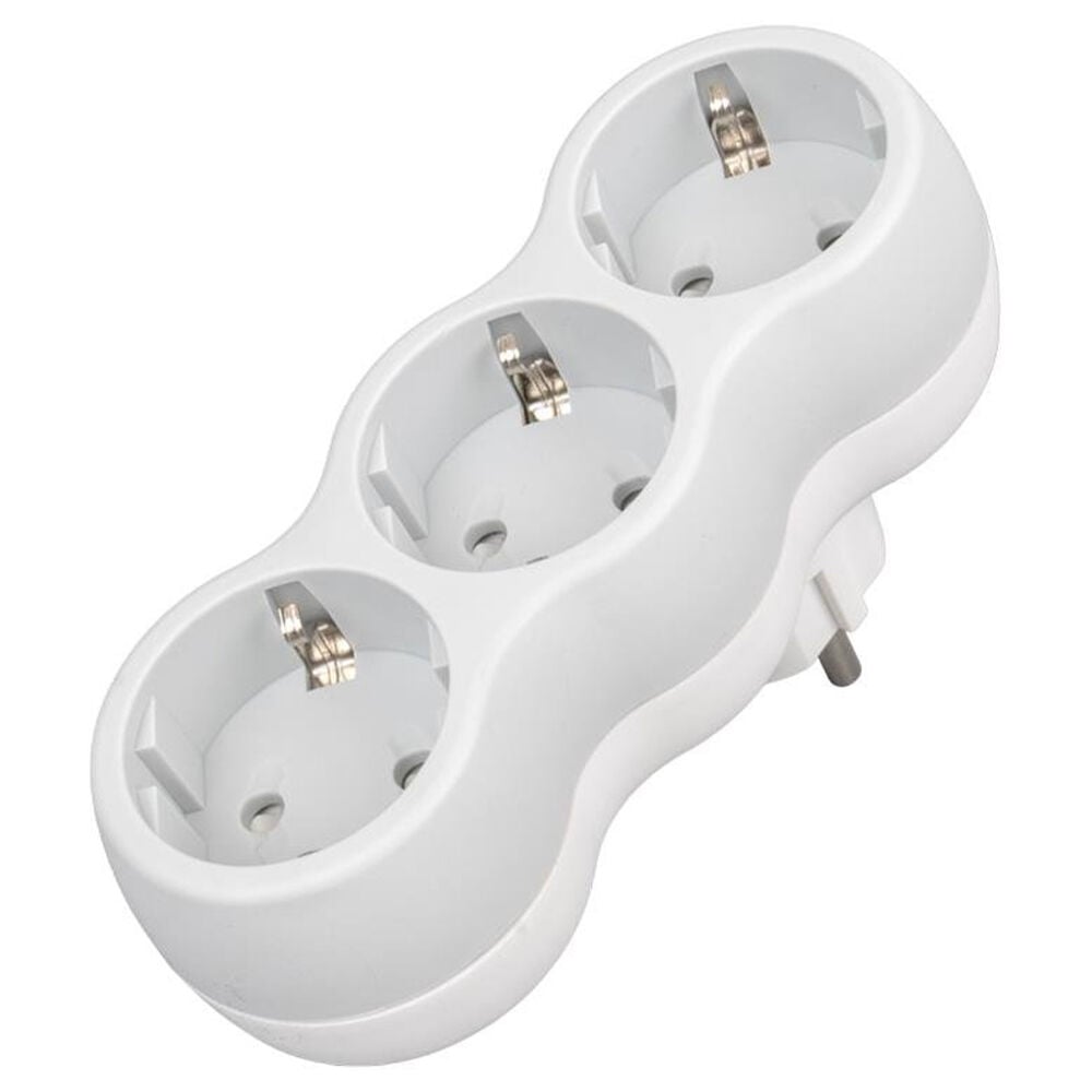VE-2211-3GW A Class 3'lü Dikey Çoklu Priz / 3680 Watt