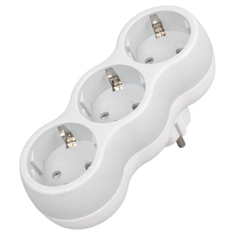 VE-2211-3GW A Class 3'lü Dikey Çoklu Priz / 3680 Watt