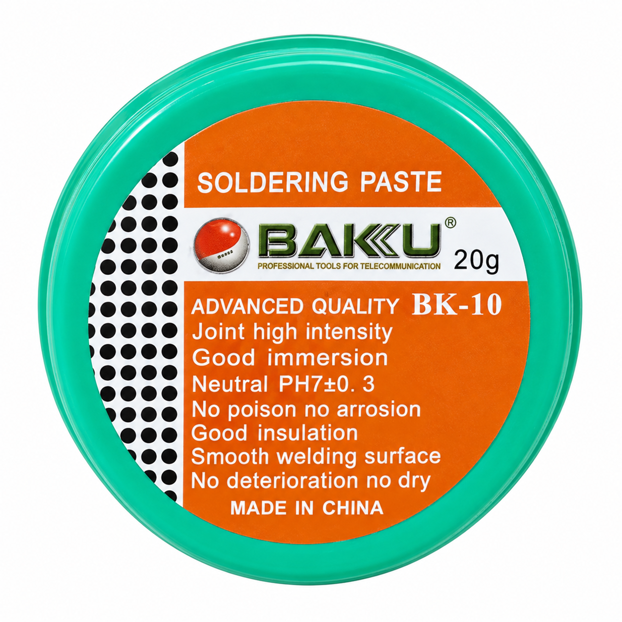BAKU BK-10 20 Gram Lehim Pastası / Nötr PH7±0.3