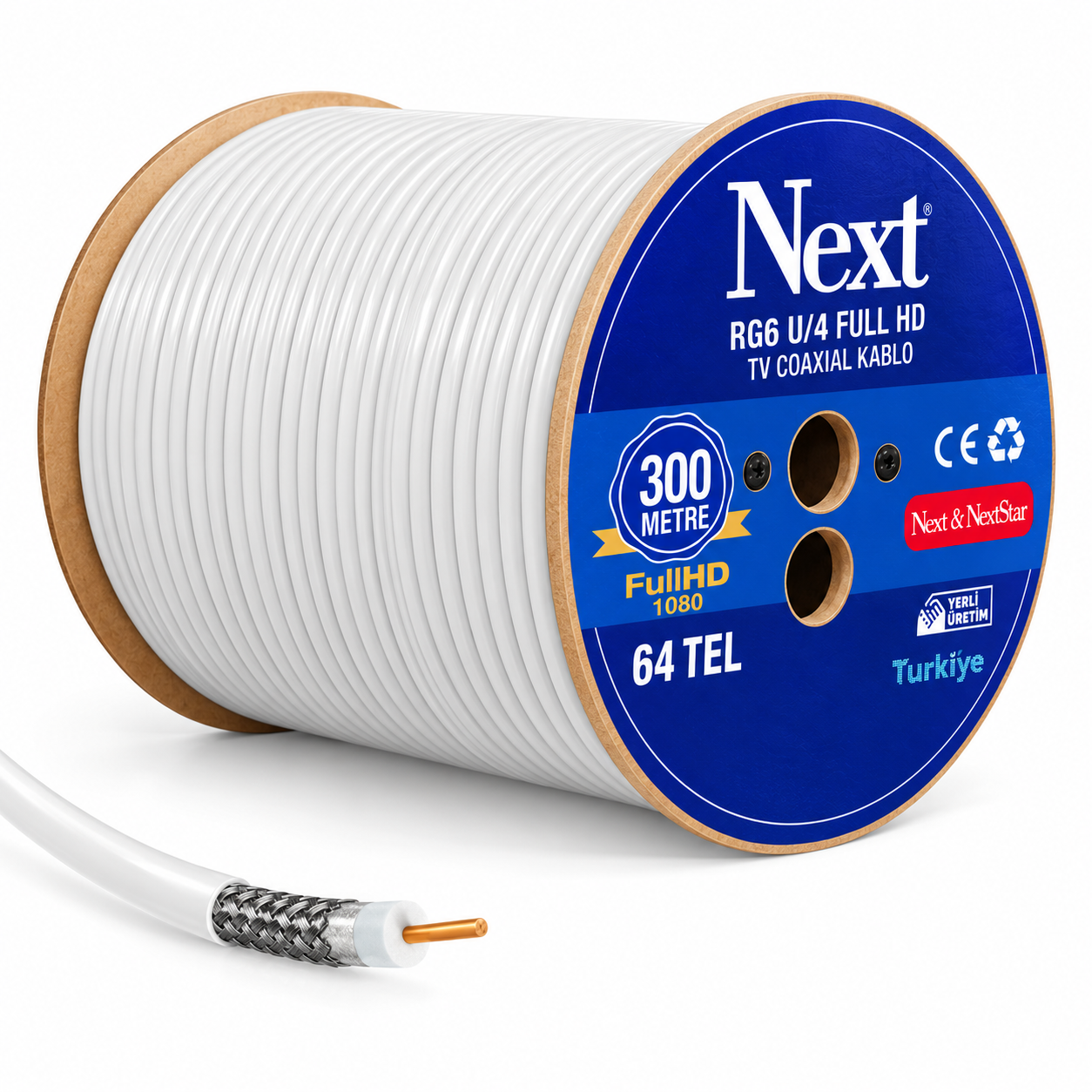 Next 64 Tel 300 Metre Anten Kablosu
