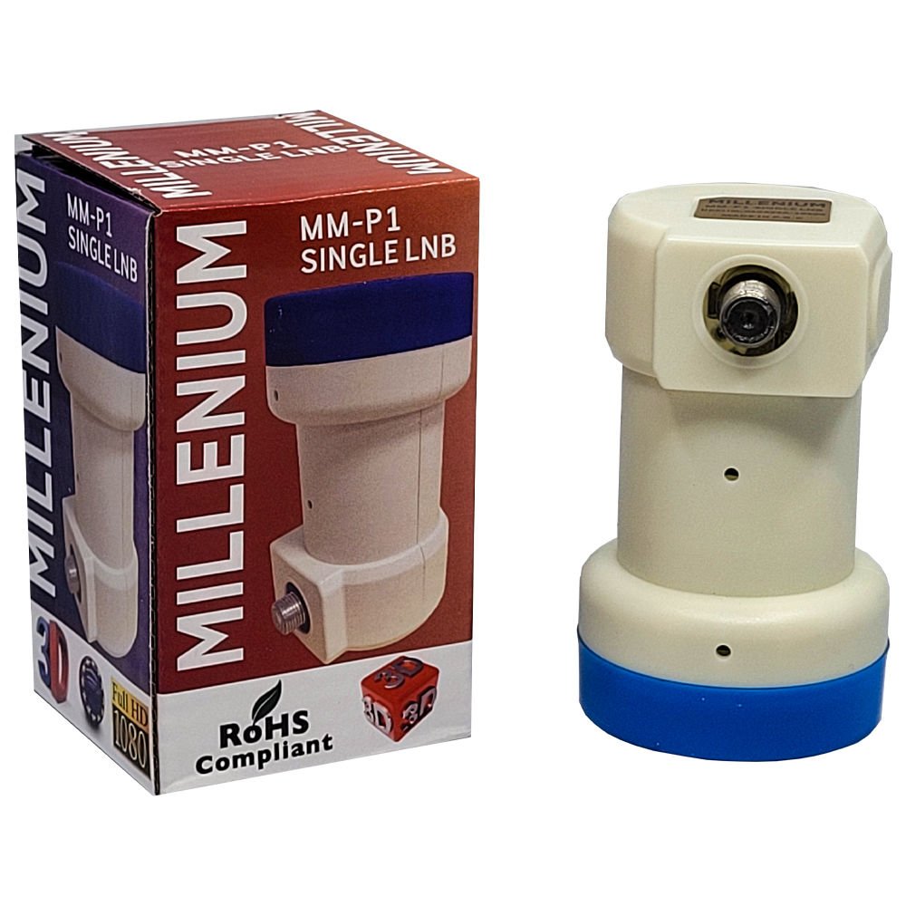 MİLLENİUM 0.1 dB 4K Tek Çıkışlı (Single) LNB Tekli Lnb