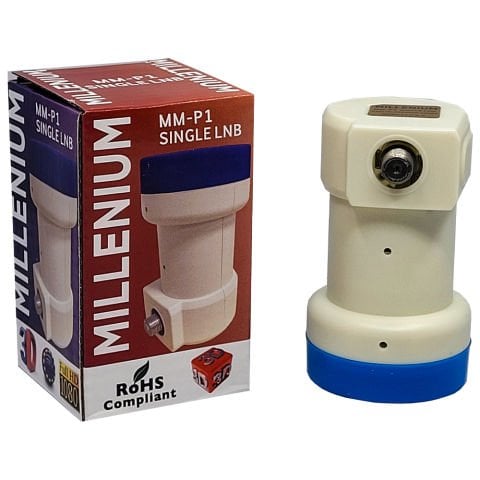 MİLLENİUM 0.1 dB 4K Tek Çıkışlı (Single) LNB Tekli Lnb