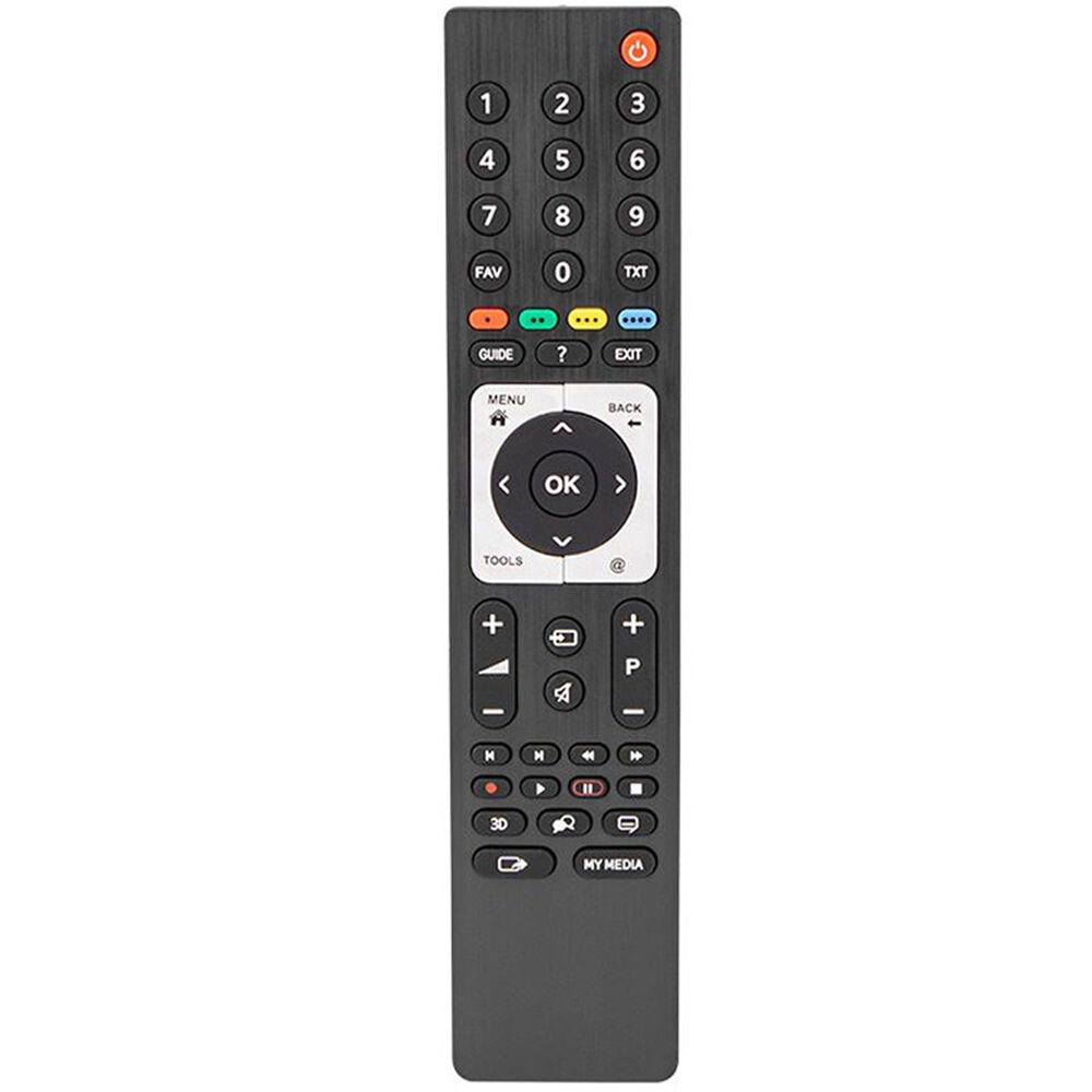 ARÇELİK - BEKO - GRUNDİG Ortası Gümüş Tuşlu LCD LED TV Uzaktan Kumandası