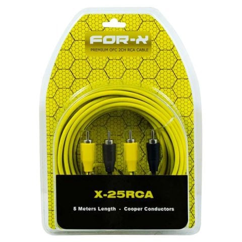 FOR-X X25RCA 5 METRE AMFİ KABLOSU