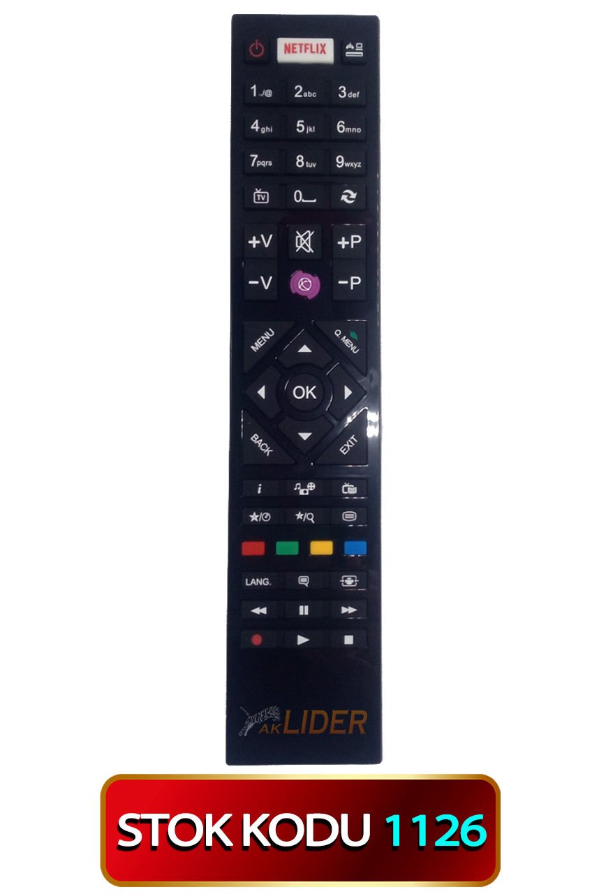 GL VESTEL DÜZ MODEL NETFLİX TUŞLU