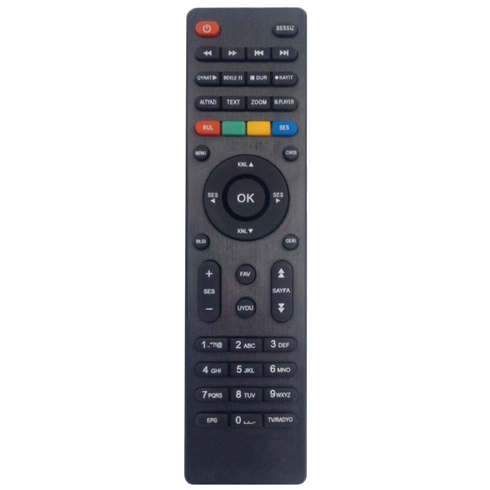 HOMETECH - MERSAT VİP - JAMESON 2016 - EPG / TV Radio Tuşlu Uydu Kumandası