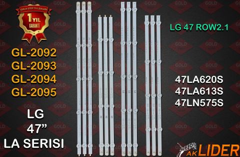 LG 47LA620S 47LA613S 47LN575S Uyumlu LED Bar Takımı 47 ROW2.1