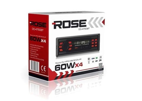 ROSE DC-4750BT 4X60 OTO TEYP