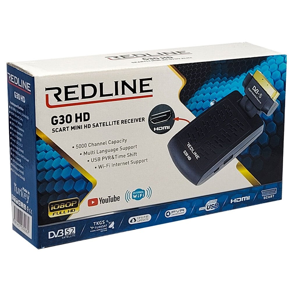 REDLİNE G30 SCART'LI HD UYDU CİHAZI