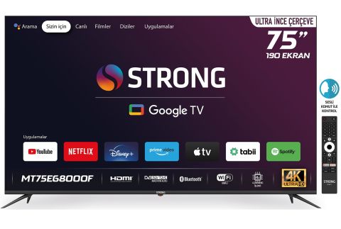 STRONG 75'' ANDROİD 11 LİSANSLI TV