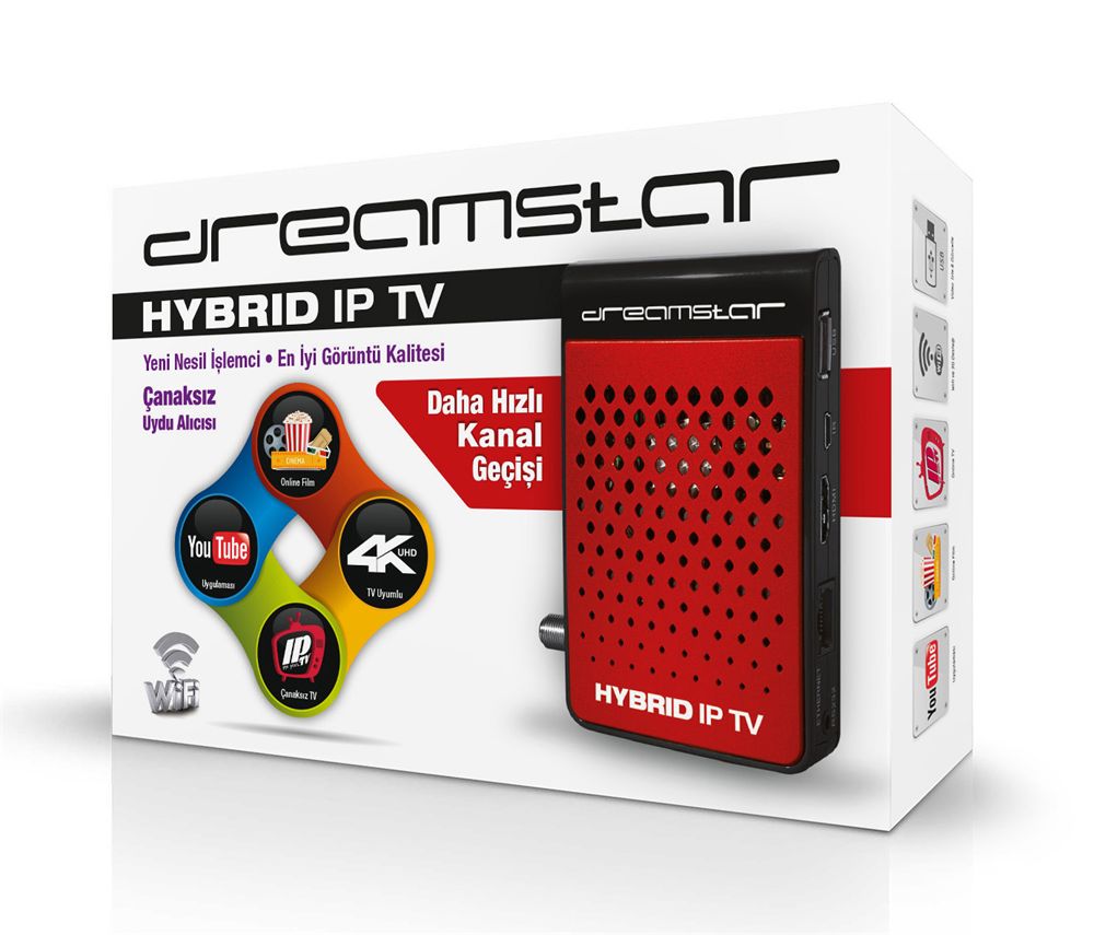 DREAMSTAR HYBRİD İPTV HD MİNİ UYDU