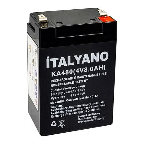 İTALYANO 4V8A AKÜ