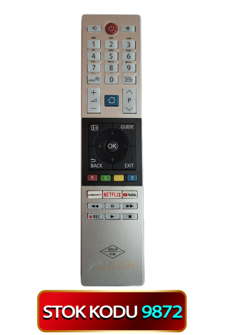 GLP TOSHİBA GRİ LED TV KUMANDA (9872)