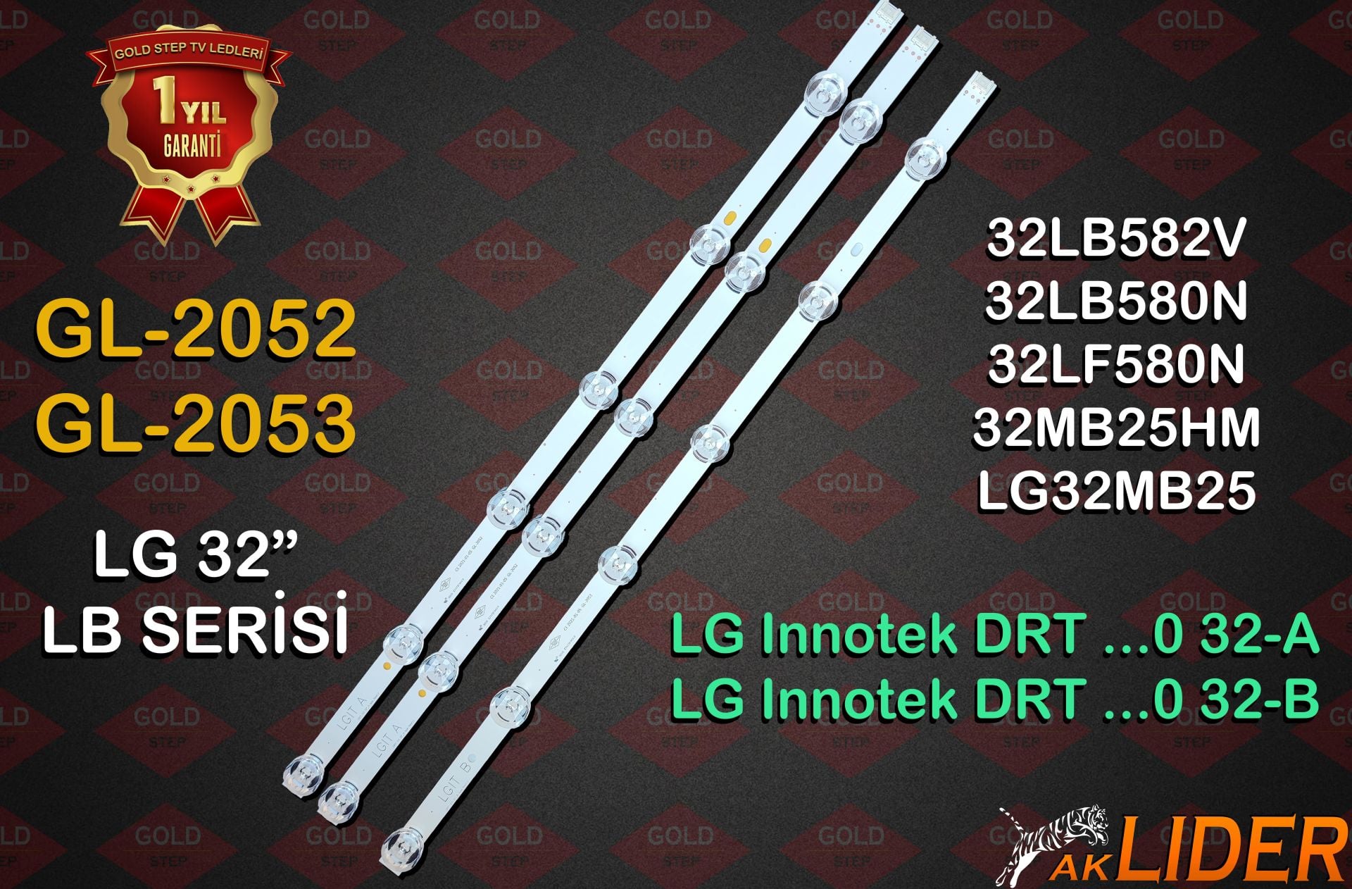 32LB582V 32LF580N 32LB652V 32LB582V-ZJ 32LB580N 32MB25 32LF650 32SM5KE 32MB25HM 32LB551U 32LF560D 32LX762V 32LB551D 32LB551C 32LY540H 32LY560M 32LY340C 32LY340H 32LY341C 32LX331H 32LY330C 32LY331C 32LX320C 32LX321H 32LX330C 32LF595B Uyumlu LED Bar Takımı