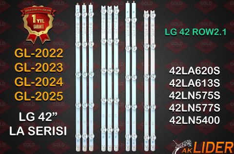LG 42LN5700 42LA6200 Panasonic TX-L42B6E Uyumlu LED Bar Takımı 42'' ROW2.1 REV0