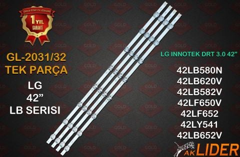LG 42LB652V - 42LB620V - 42LF580N Uyumlu LED Bar (Innotek DRT 3.0 Takım)