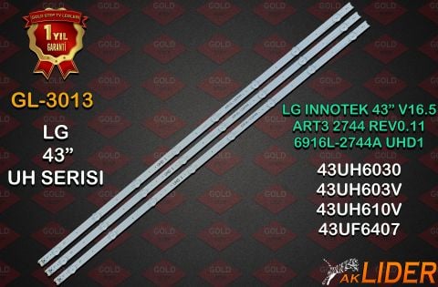 LG 43UF6407 43UH610V 43LH5700 Uyumlu LED Bar Takım UF64_UHD_A