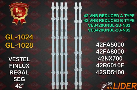 GL-1024-1028 VESTEL 42'' LED BAR TAKIM
