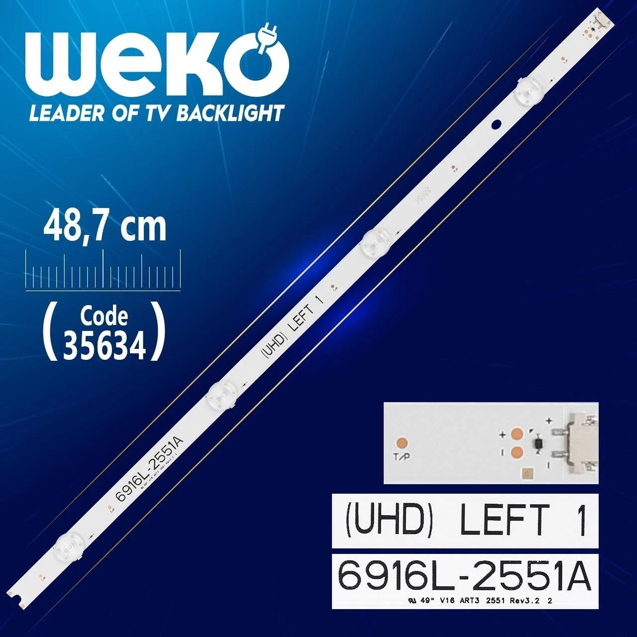 MERTER 35634 49V16,5 LED BAR TAKIM