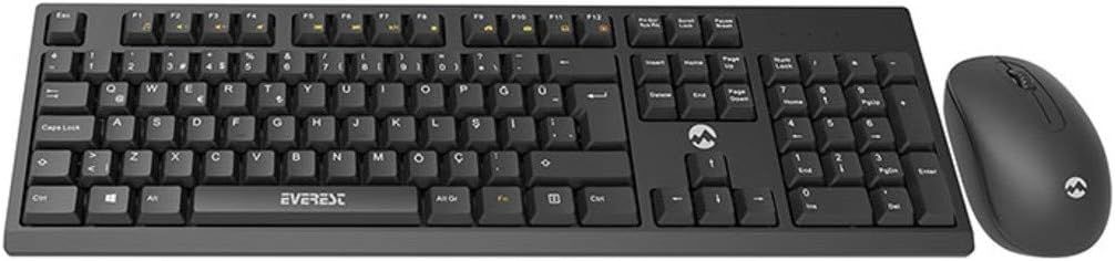 EVEREST KM-2510 KABLOSUZ KLAVYE-MOUSE SET