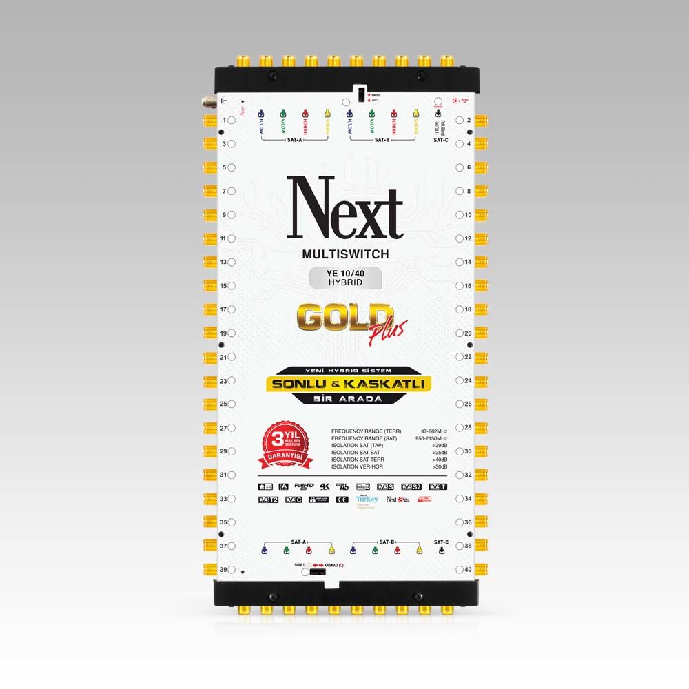 NEXT 10/40 HYBRİD UYDU SANTRALİ
