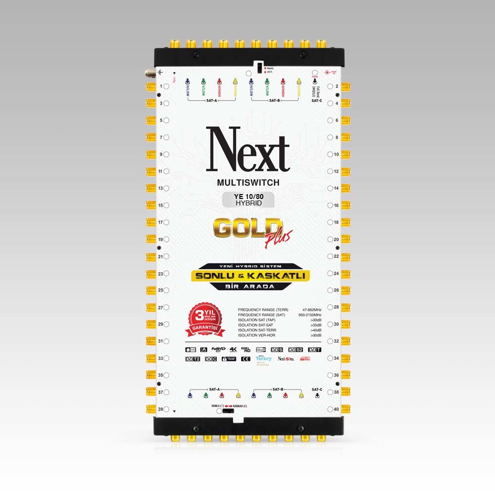 NEXT 10/80 HYBRİD UYDU SANTRALİ