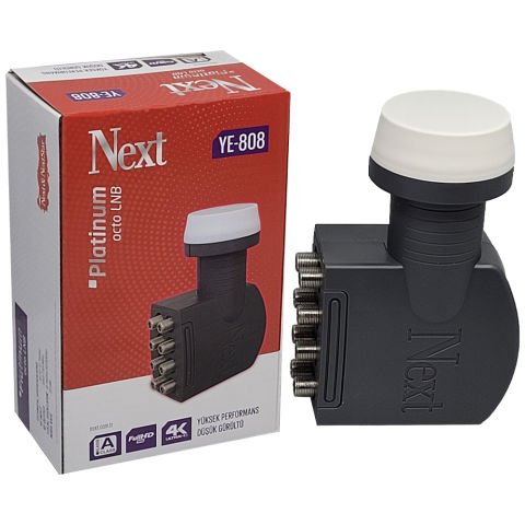 NEXT 0.1 dB 4K Sekiz Çıkışlı (Octo) LNB Sekizli Lnb